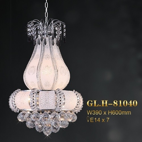 lampu gantung crystal frame GLH-81040-390-600