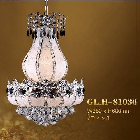 lampu gantung crystal frame GLH-81036-380-600