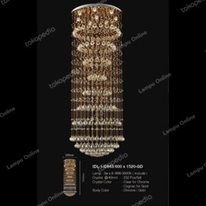 lampu plafon crystal led IDL-1-C843-600-1520