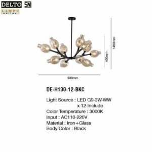 lampu gantung modern minimalis DE-H130-12