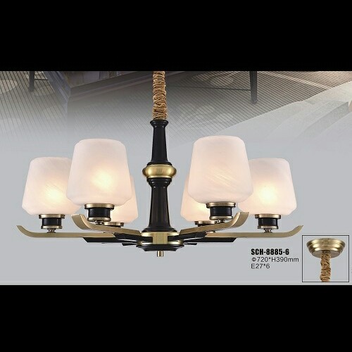 Lampu Gantung SCH-8885-6-TEMBAGA