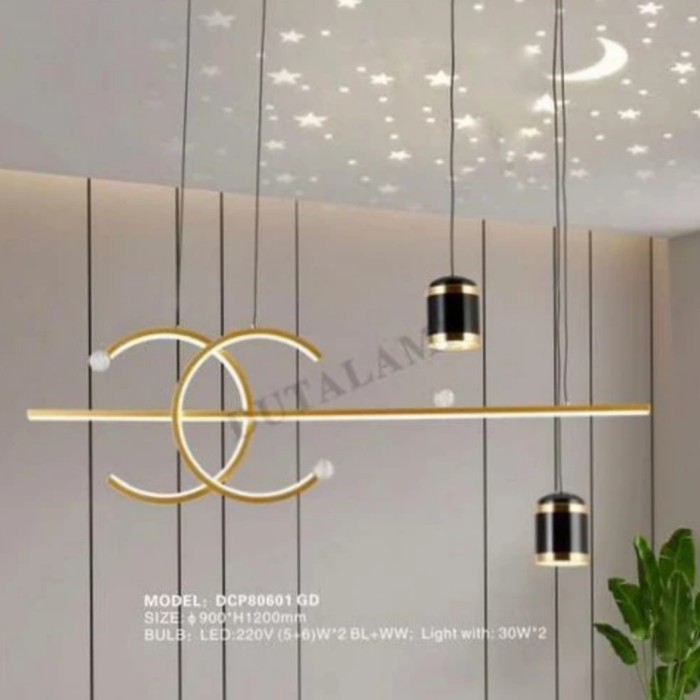 lampu gantung minimalis linear DCP-80601 - Image 2
