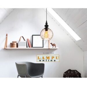 lampu gantung vintage retro dekorasi IDL-3-H6062-1