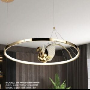 lampu gantung modern led linear swan DCP-60095-650