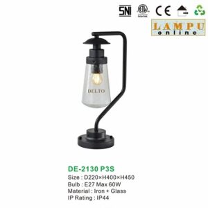 lampu pilar pagar outdoor taman DE-2130-P3S