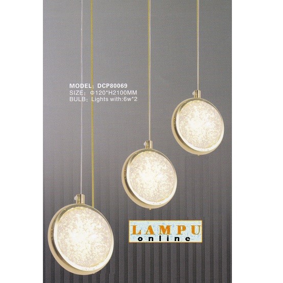 lampu gantung modern minimalis satuan DCP-80069-1