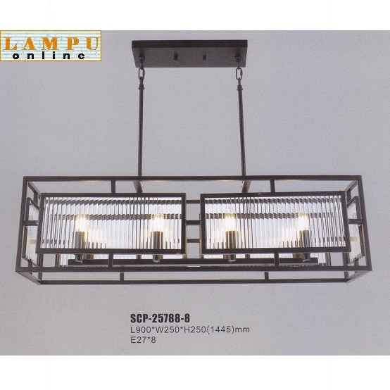 lampu gantung modern minimalis panjang SCP-25788-8