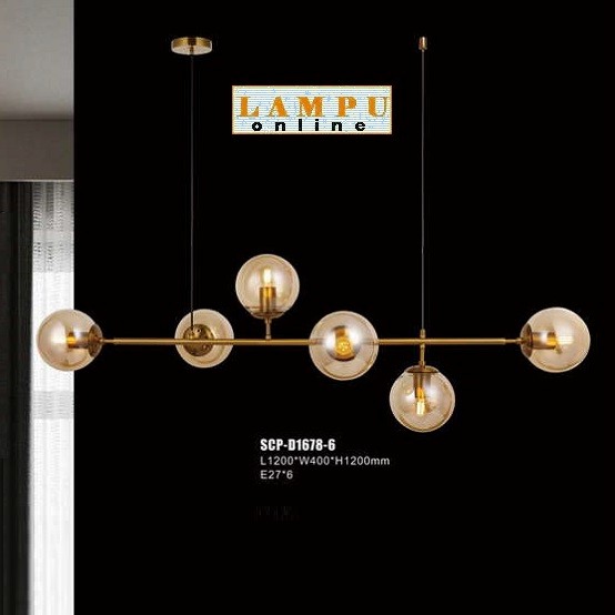 lampu gantung modern minimalis new 2022 SCP-D1678-6