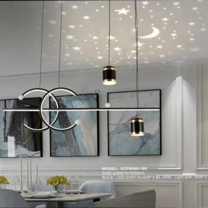 lampu gantung minimalis linear DCP-80601