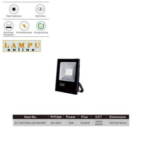 lampu sorot led 30w SC-TG573030-led