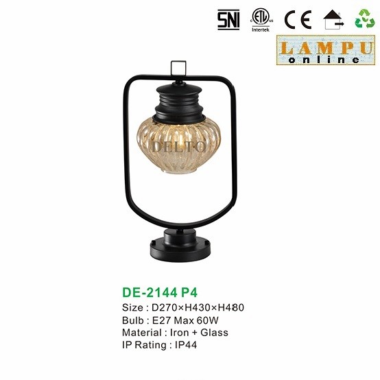 lampu pilar pagar outdoor taman DE-2144-P4