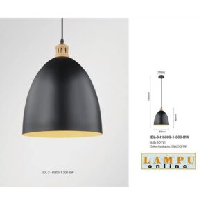 lampu gantung industrial lamp holder IDL-3-H6303-1-300