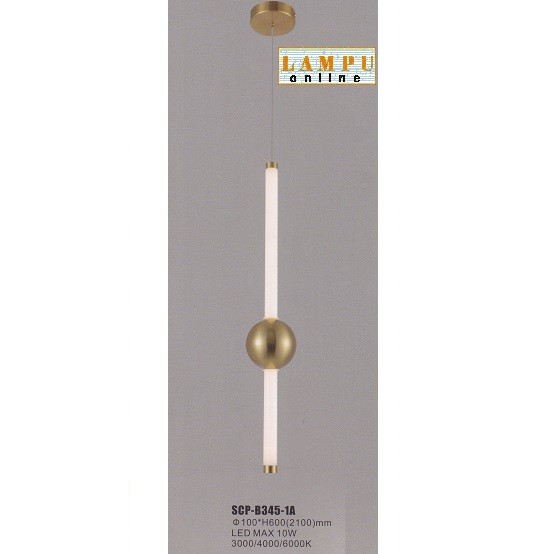 lampu gantung minimalis modern led SCP-B345-1A