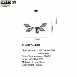 lampu gantung modern minimalis DE-H127-6