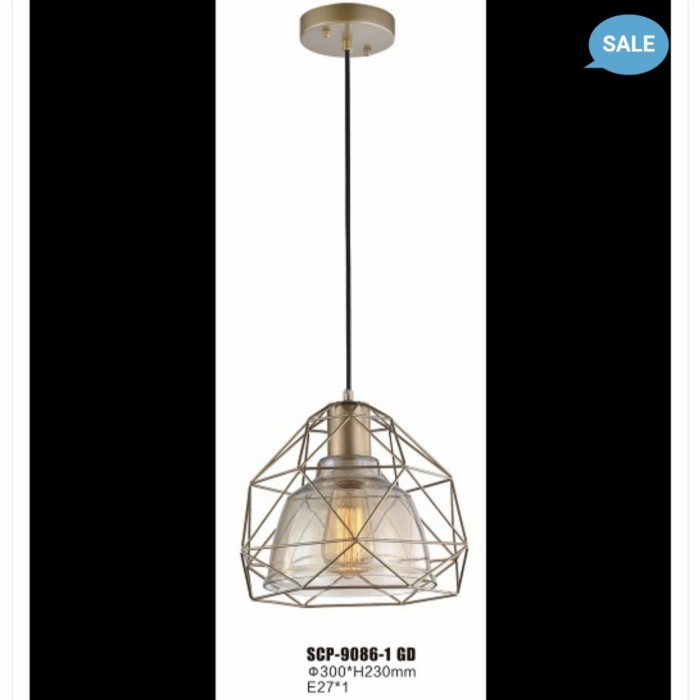 lampu gantung industrial cafe SCP-9086-1 - Image 2