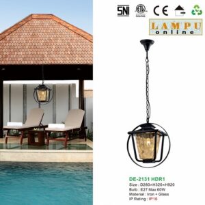 lampu gantung outdoor taman DE-2131-HDR1