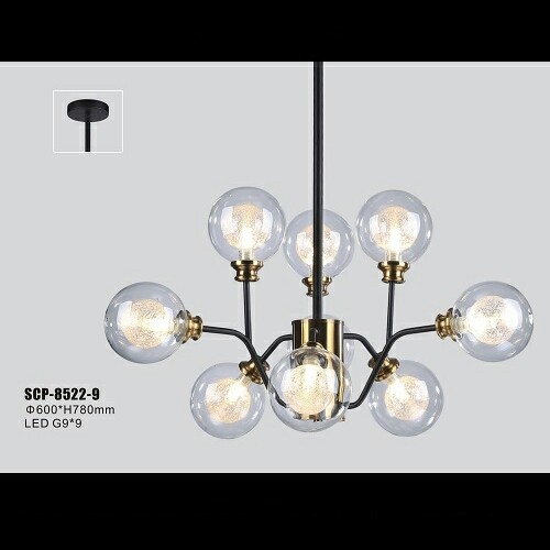 Lampu Gantung Modern Minimalis SCP-8522-9-KOMPLIT