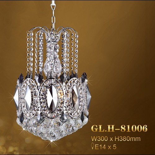 lampu gantung crystal frame botol GLH-81006-300-380