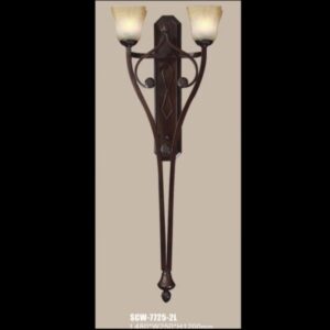lampu dinding clasic vintage kaca SCW-7725-2L