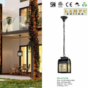 lampu gantung outdoor taman DE-2172-HD