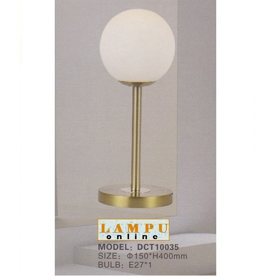 lampu meja lampu nakas bola kaca bulat DCT-10035 - Image 2