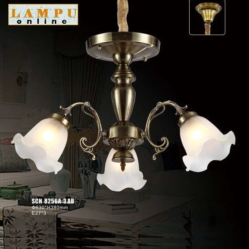 lampu gantung hias SCH-8256A-3-AB