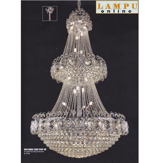 lampu gantung crystal void SCH-9908-1200-2100