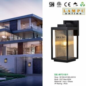 lampu dinding outdoor DE-W7318-1