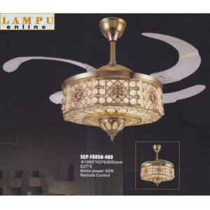 lampu kipas ceiling fan modern klasik SCP-F8850-460