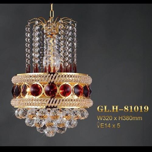lampu gantung crystal frame botol GLH-81019-320-380