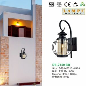 lampu dinding outdoor DE-2159-BB