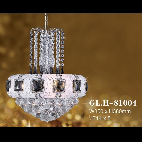lampu gantung crystal frame botol GLH-81004-350-380