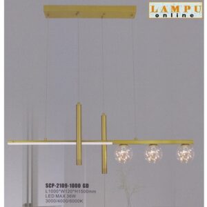lampu gantung plafon minimalis spot led SCP-2109-1000