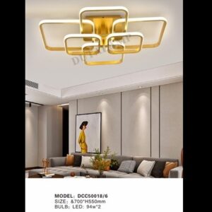 lampu hias plafon LED linear minimalis DCC-50018-6