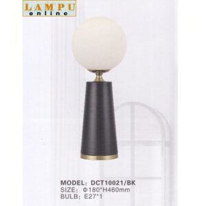 lampu meja lampu nakas bola kaca bulat DCT-10021