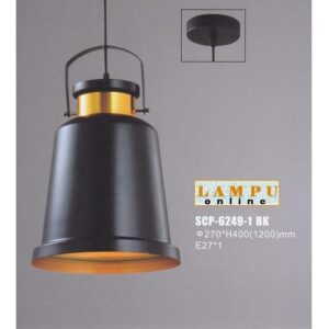 lampu gantung cafe industrial SCP-6249-1-BK