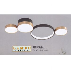lampu hias plafon led linear SCC-D2650-4