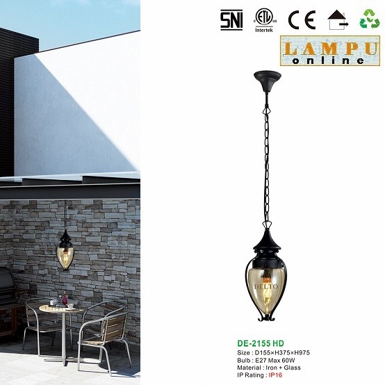 lampu gantung outdoor taman DE-2155-HD