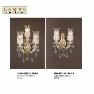 lampu dinding chandelier kristal new 2022 SCW-RG5262