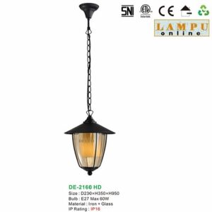 lampu gantung outdoor taman DE-2160-HD
