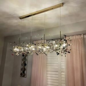 lampu gantung nordic gold panjang DCP-80131-L1600