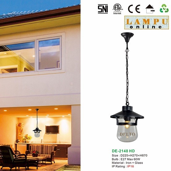 lampu gantung outdoor taman DE-2148-HD