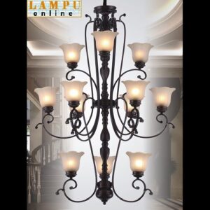 lampu gantung klasik 3 susun SCH-7881-3+6+3