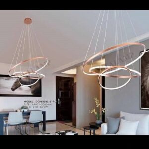 lampu gantung minimalis LED Linear 3 Ring DCP-80093-3