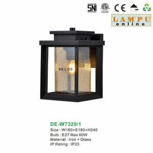 lampu dinding outdoor DE-W7320-1
