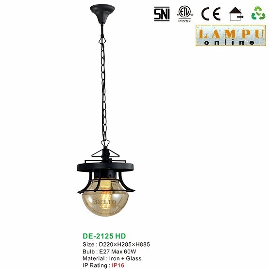 lampu gantung outdoor taman DE-2125-HD