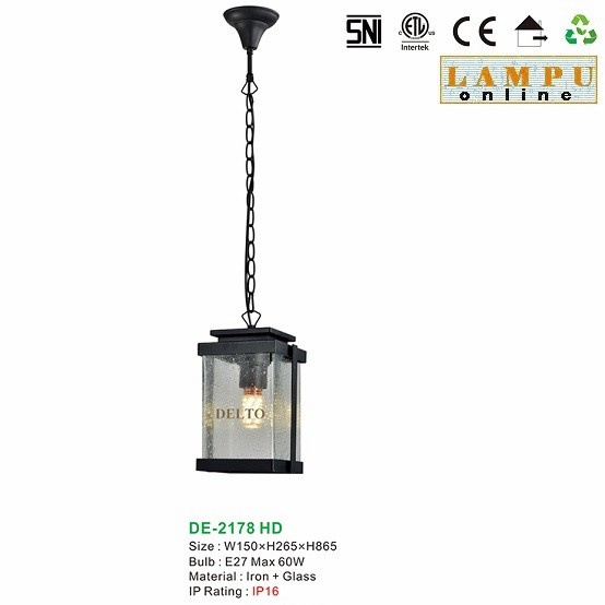 lampu gantung outdoor taman DE-2178-HD