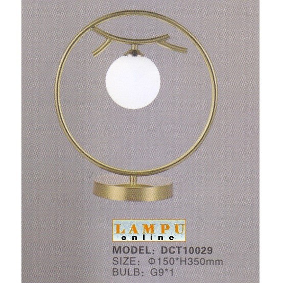 lampu meja lampu nakas bola kaca bulat DCT-10029 - Image 2