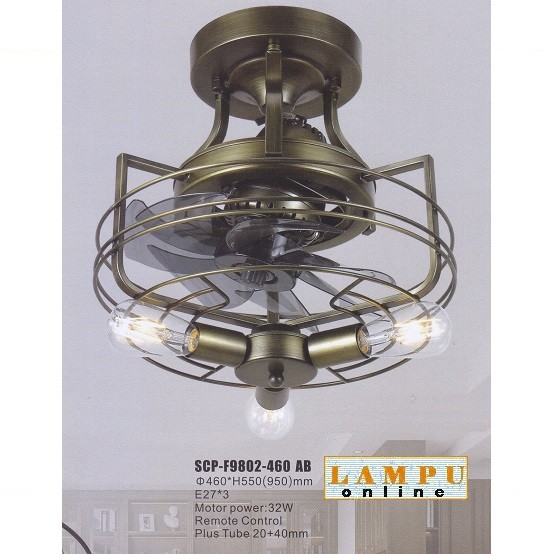 lampu kipas ceiling fan SCP-F9802-460 - Image 2
