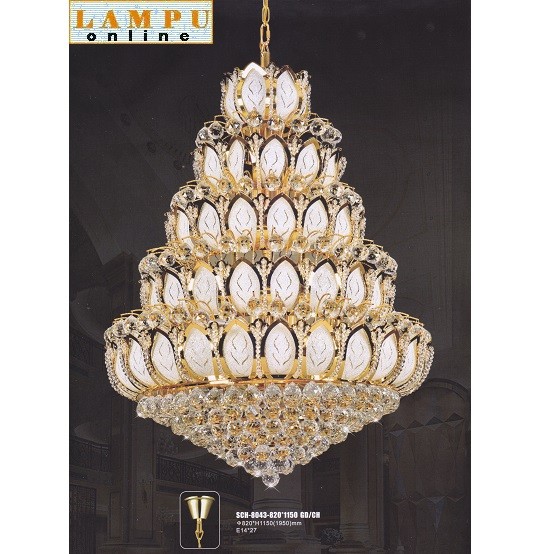lampu gantung crystal SCH-8043-820-1150